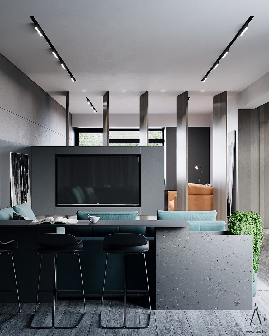 240㎡白俄罗斯现代风独立住宅  VAE设计-3