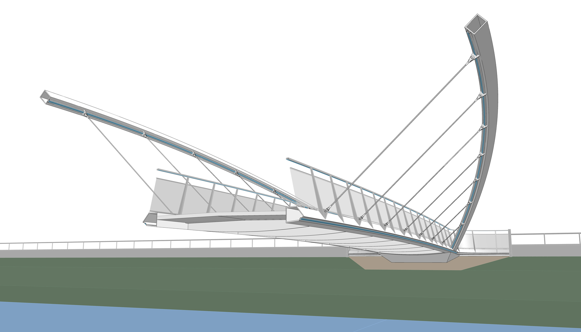 尼特拉河自行车桥丨斯洛伐克尼特拉-24