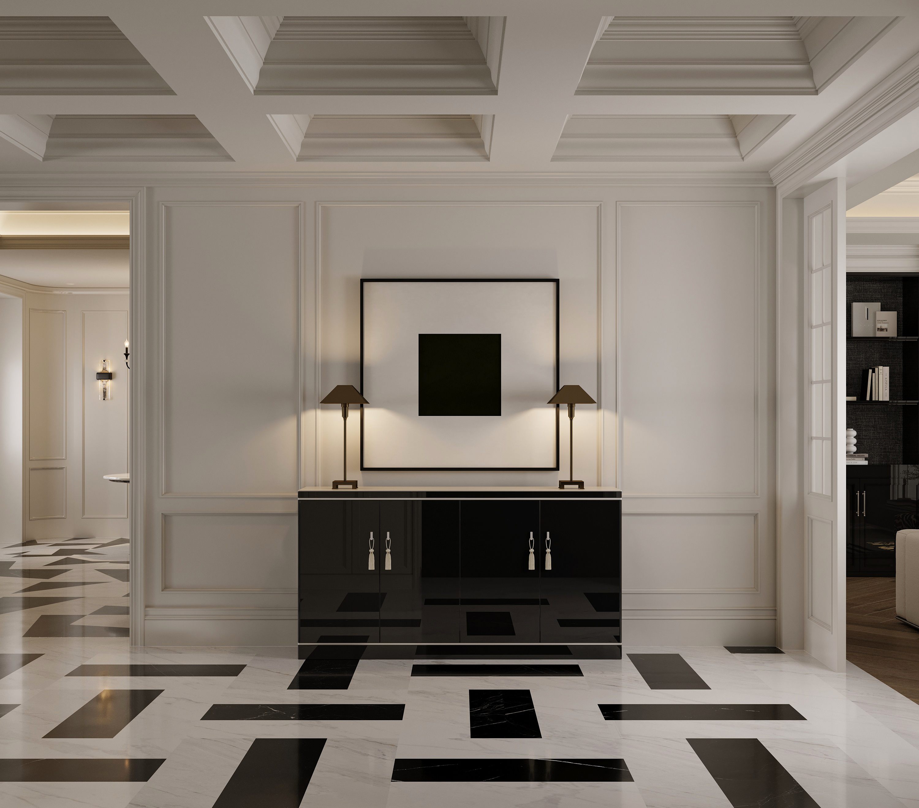 西派少城黑白法式丨月桂山设计事务所-2
