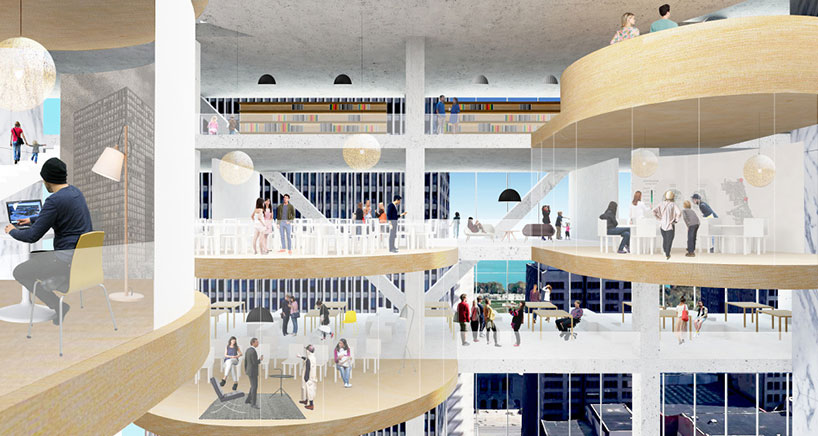 消解公共空间边界的分段式大楼-2