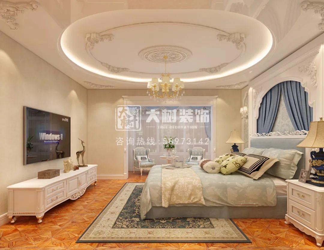 金色江湾 | 120㎡法式浪漫家居,优雅生活时光-27