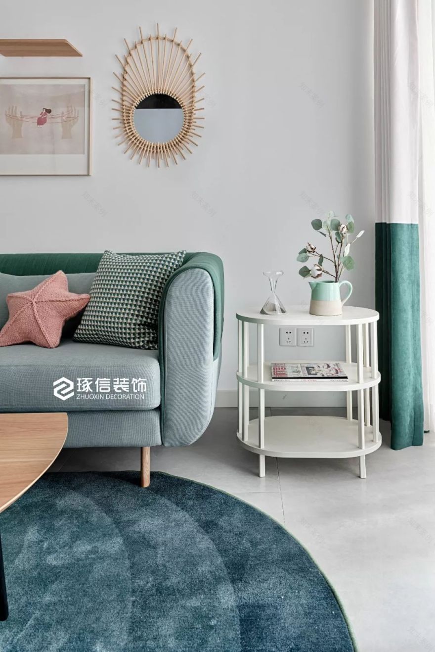 绿地海外滩四期 | 单面采光下的北欧风之家-55