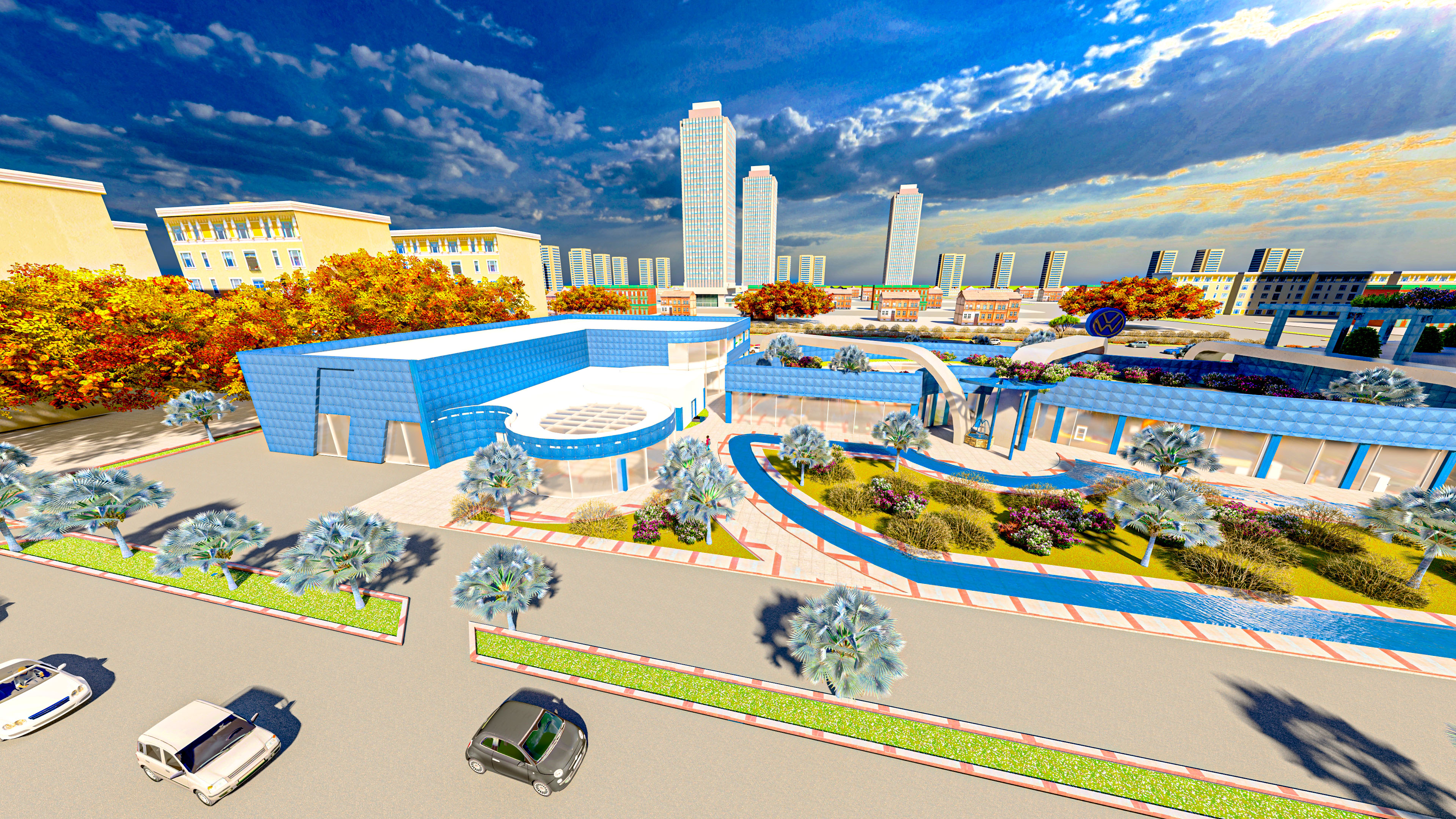 汽车展厅和行政大楼-9