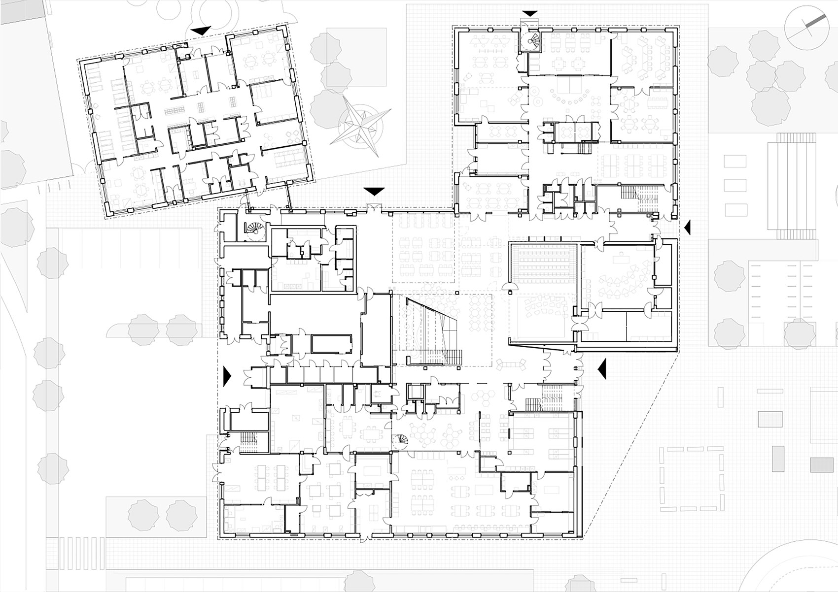 Hankasalmi 学校中心丨芬兰丨Parviainen Architects-39