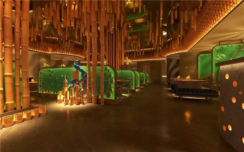 融入自然的都市栖息地——俏香傣德宏风味餐厅设计-11