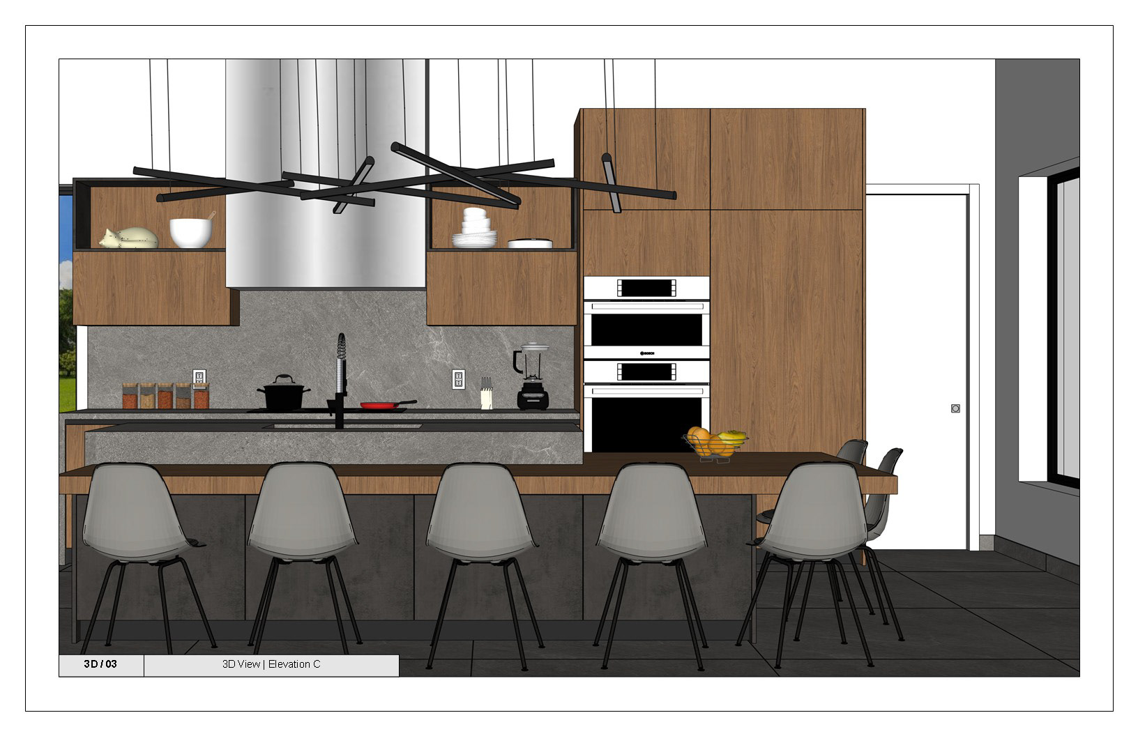帕洛米诺厨房丨美国丨QOM Wood Design-10