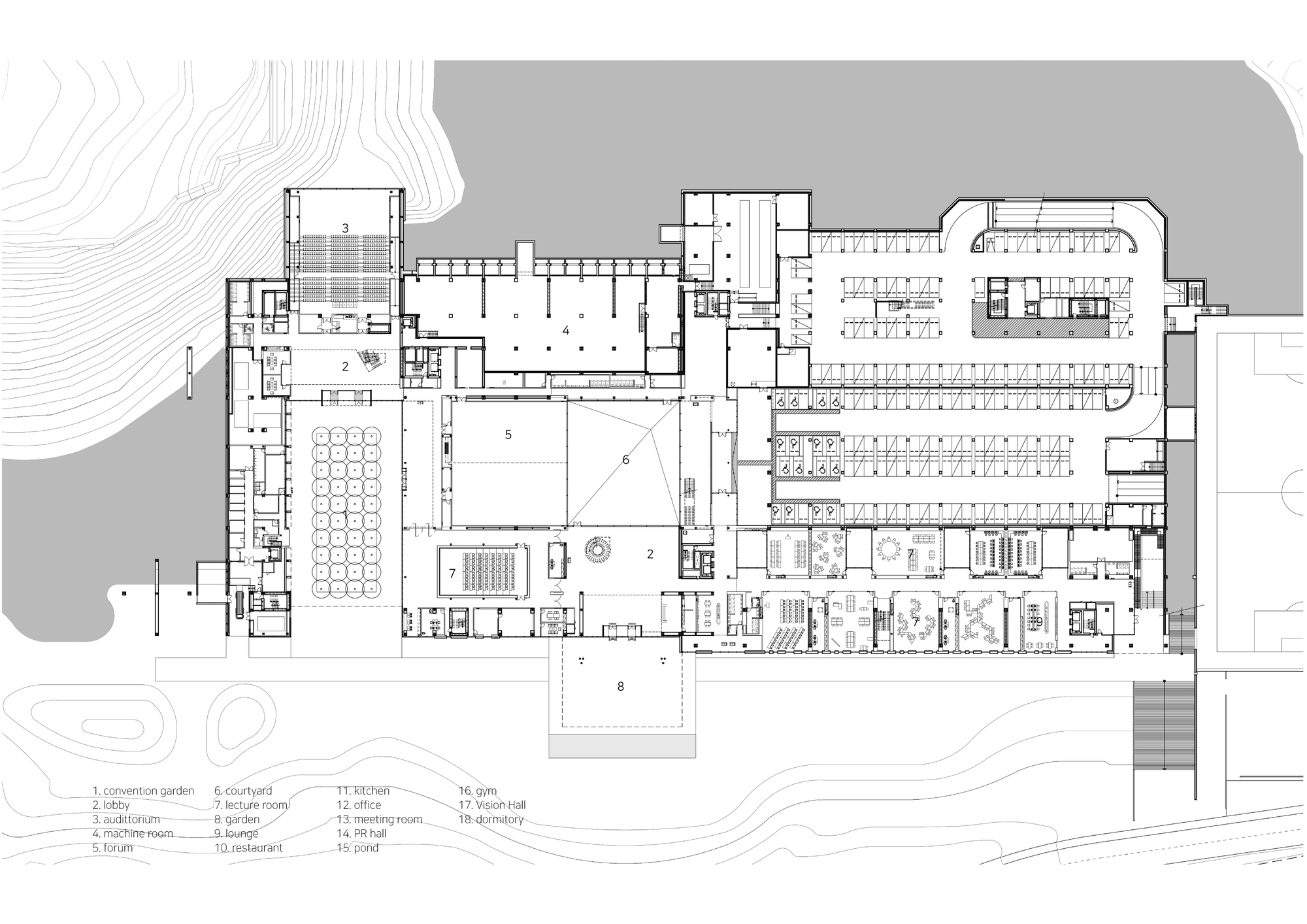 Hyundai Motor Group Global Partnership Center And University Gyeongju Campus / Hyunjun Mihn + MPART Architects-51