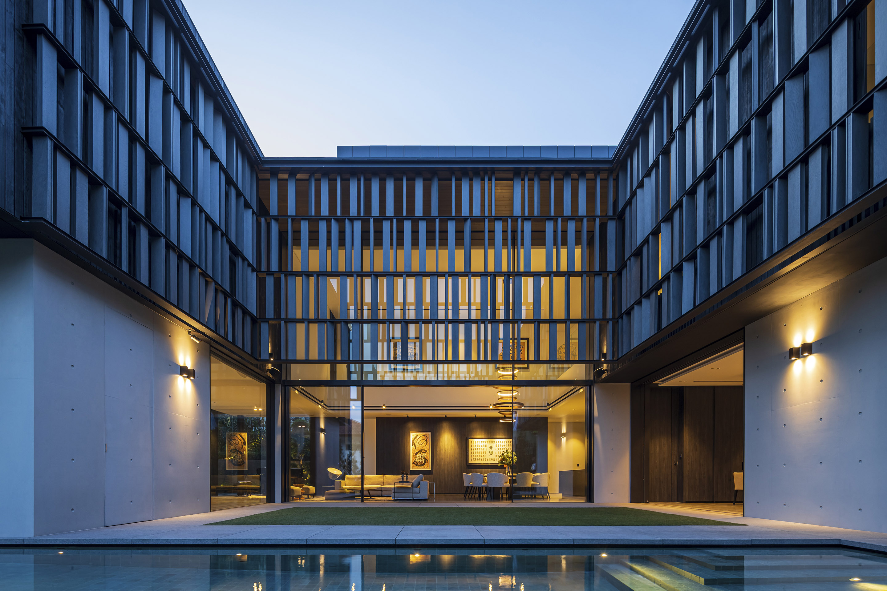 庭院式变体住宅丨K2LD Architects-27