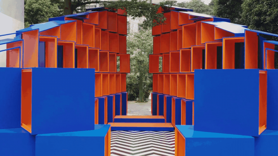 PatchCity Pavilion · 可回收模块搭建的灵活文化空间丨中国广州丨ROOI诺亿设计-56