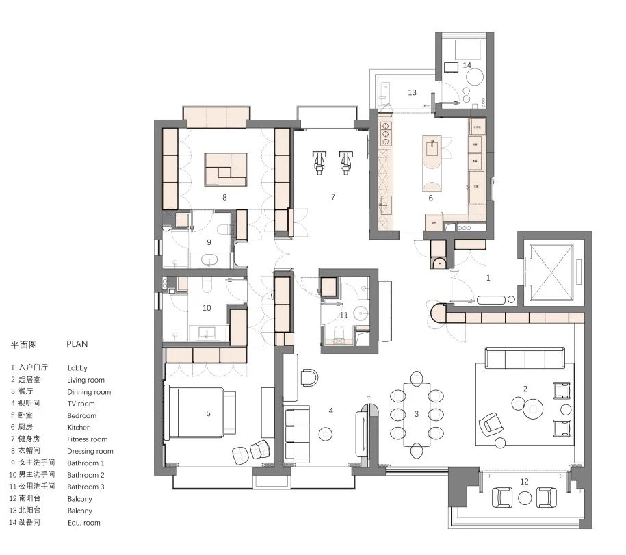 画之宅 · 上海梧桐区大平层艺术空间设计丨中国上海丨方居建筑设计-143