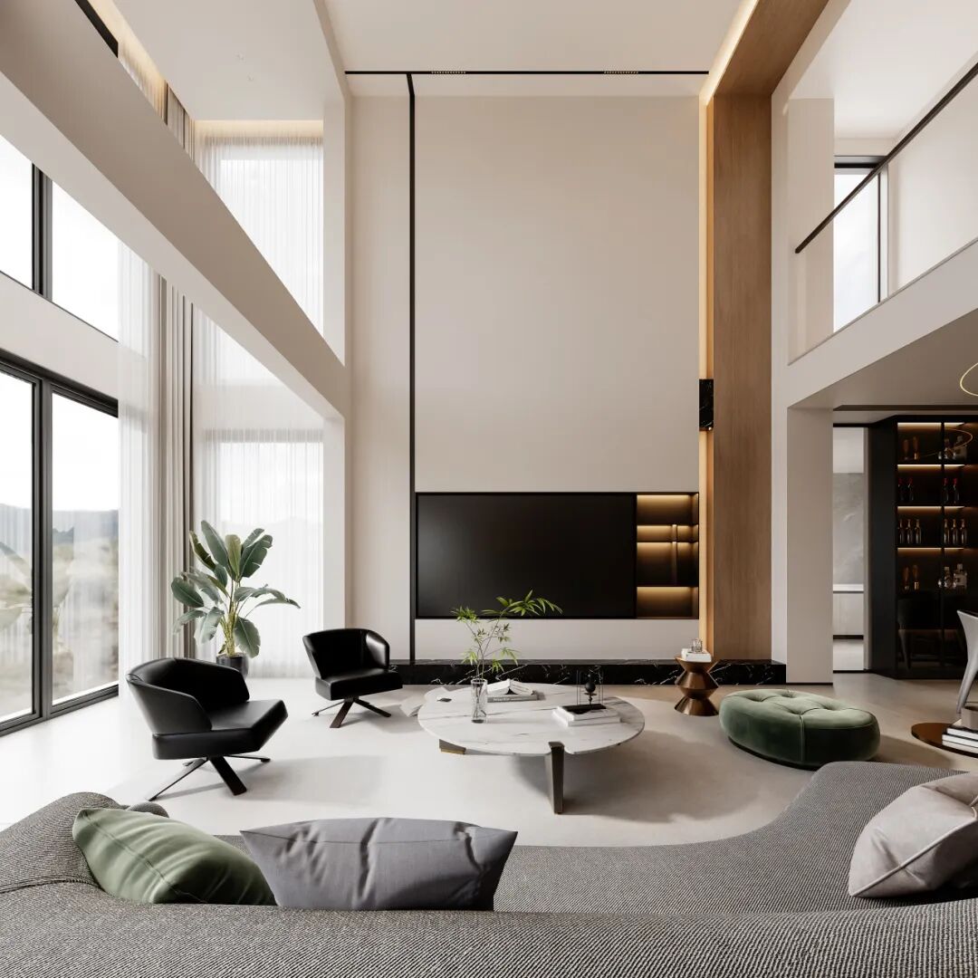 450㎡现代叠墅 卓悦城丨中国湖南丨纵向·空间设计-24