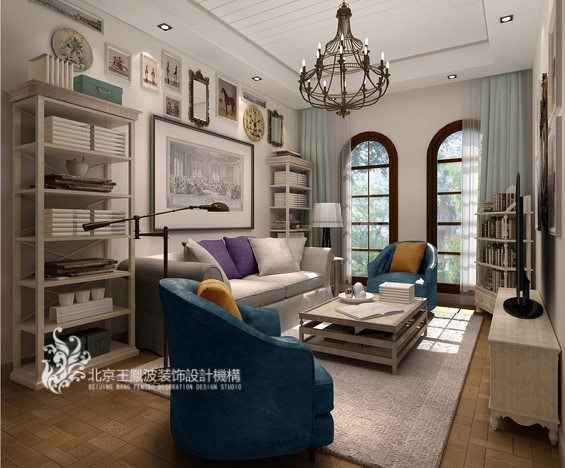 格拉斯小镇—法式乡村 别墅设计 王凤波设计机构-7