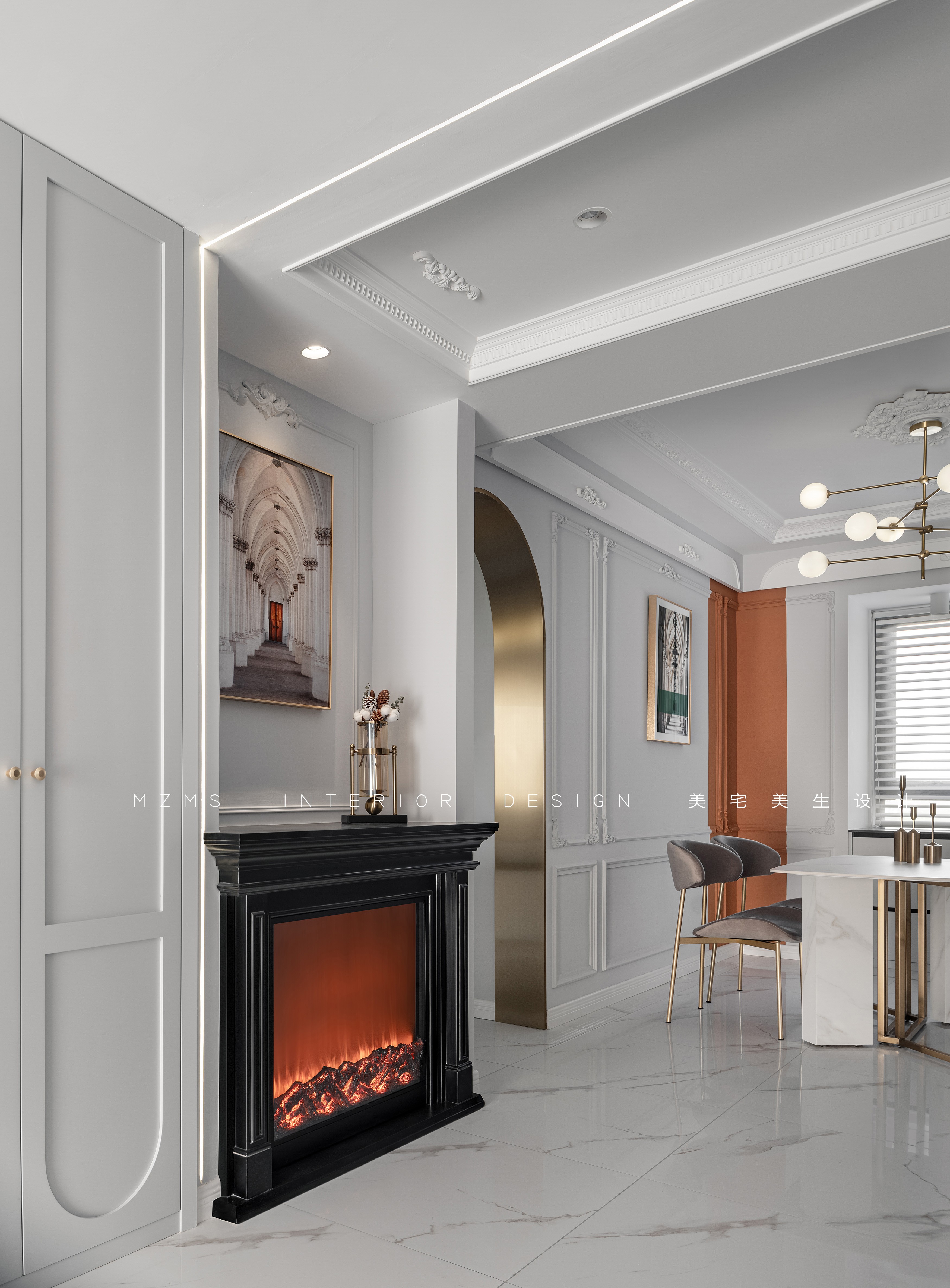 简约法式浪漫满溢,金湖听语美宅设计丨美宅·美生设计-22