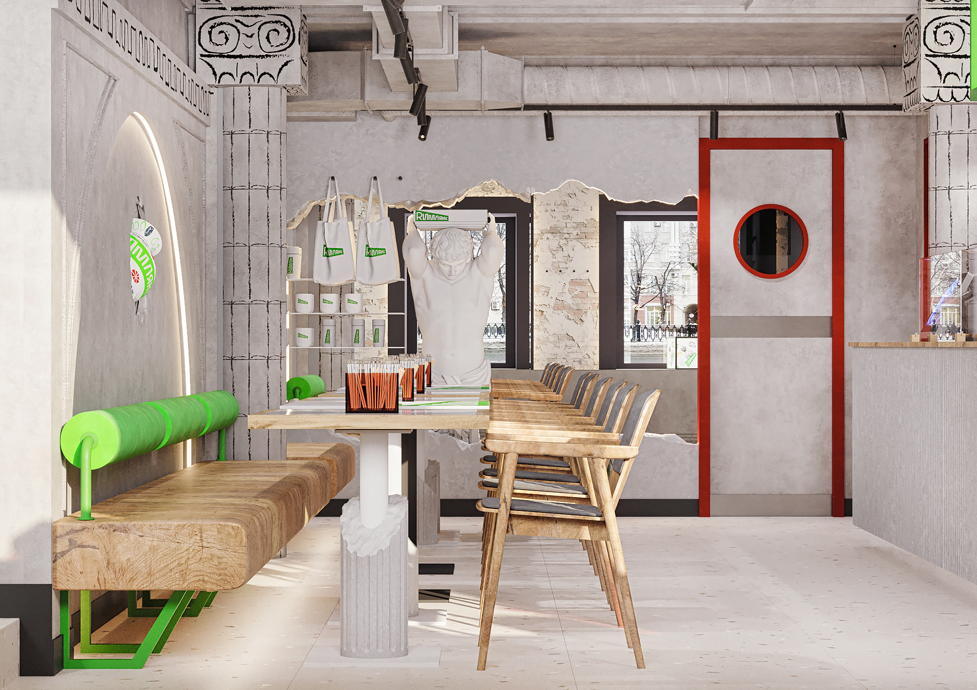 Римляне пиццерия（罗马人披萨店）丨俄罗斯莫斯科-15