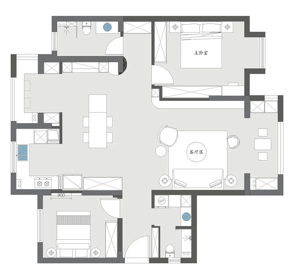侘寂风私宅设计丨筑言设计,武汉三伏设计-61