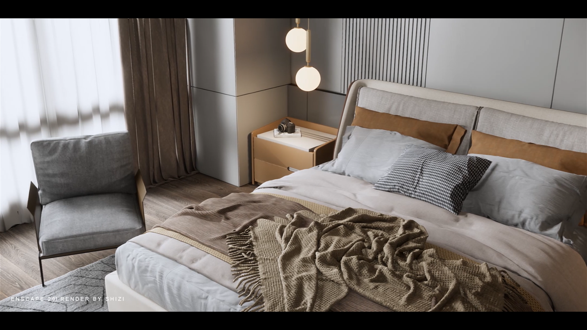 SU&Enscape 现代空间动画-7