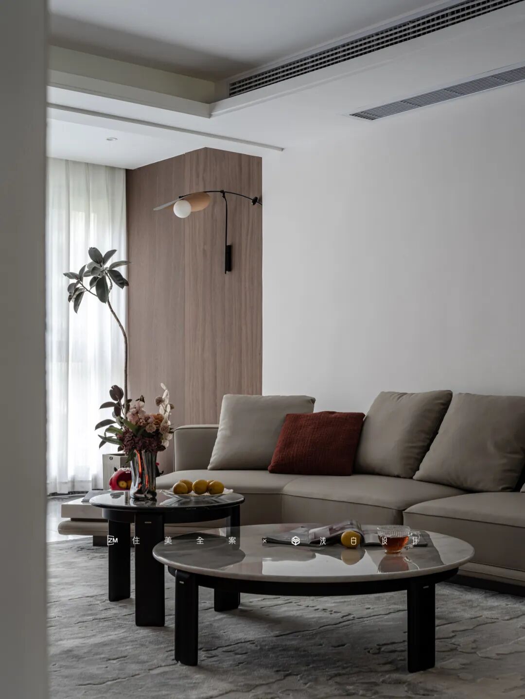 将185㎡精装房雕琢成现代意式质感居所丨住美全案&浅白设计-46