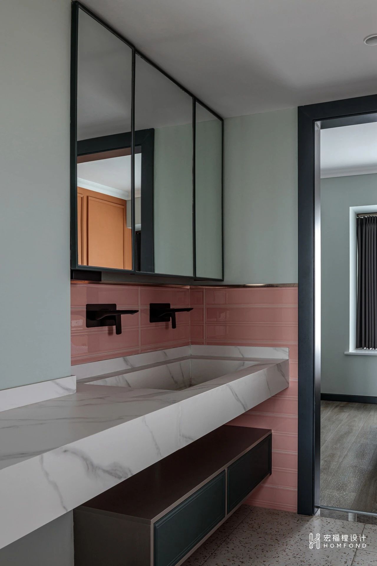 金科集美学府复古与现代住宅设计丨中国成都丨宏福樘设计-21