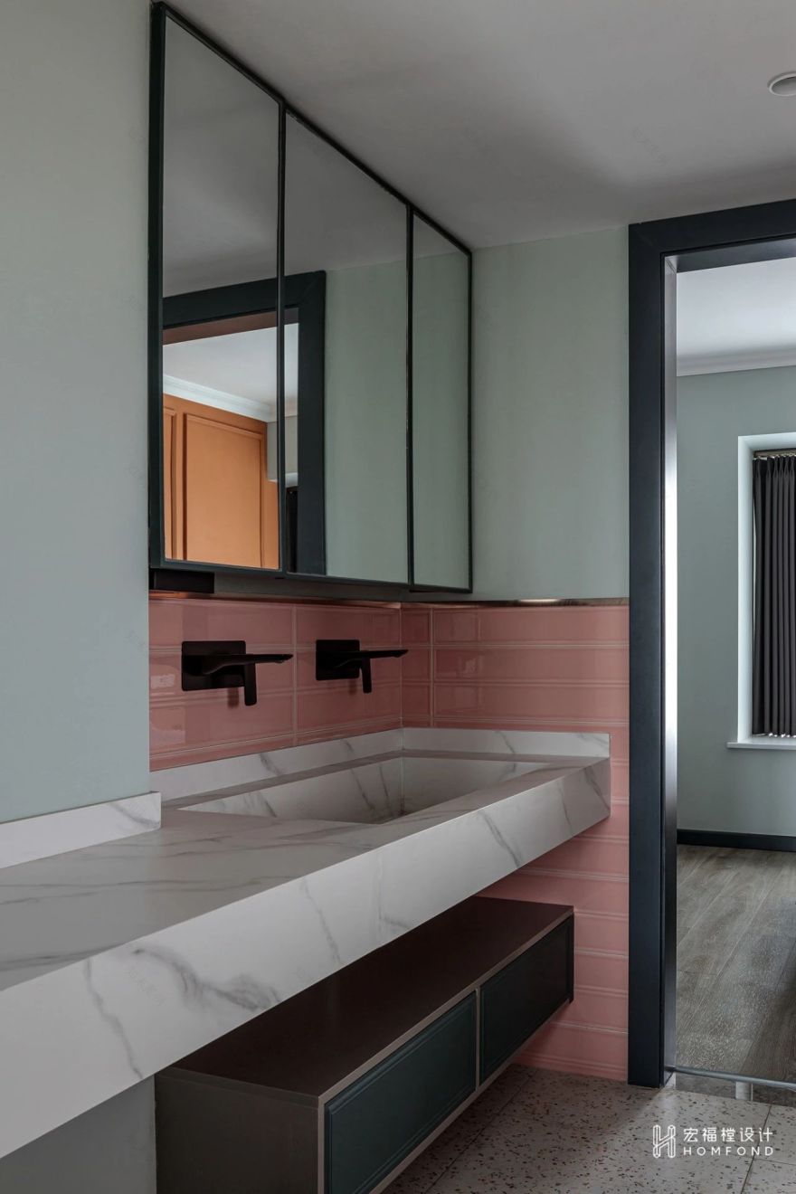 金科集美学府复古与现代住宅设计丨中国成都丨宏福樘设计-21