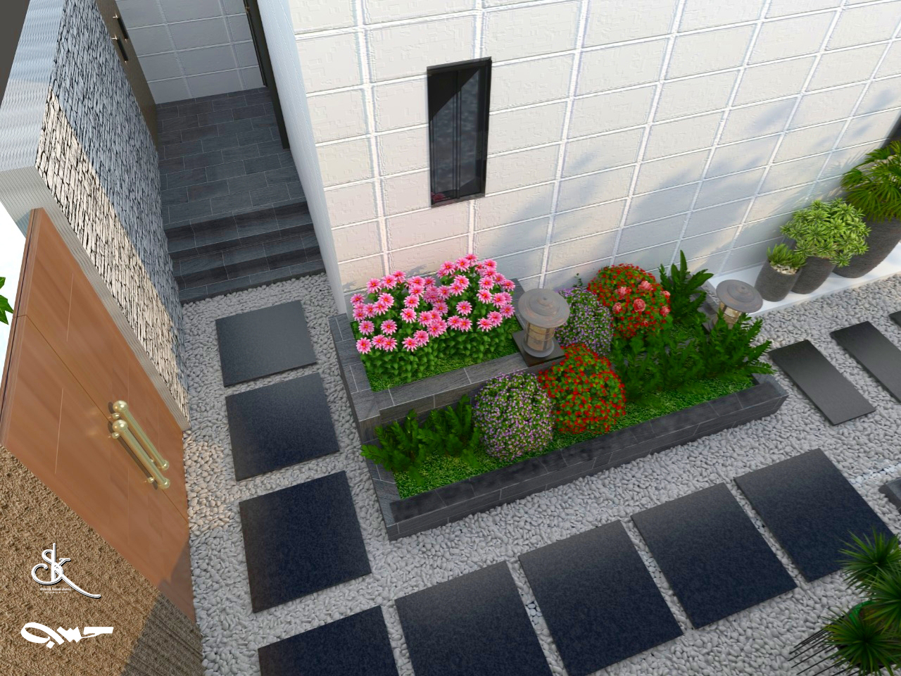 Private Villa Landscape KSA-5