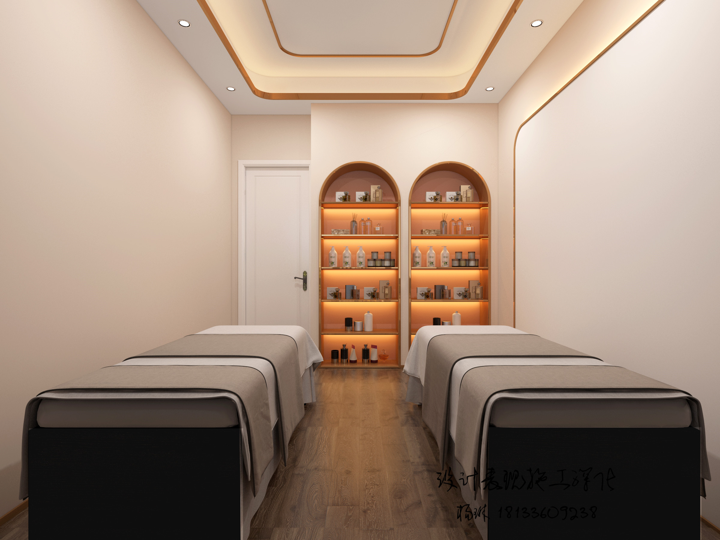 清新脱俗的轻奢风 || 美容院-6