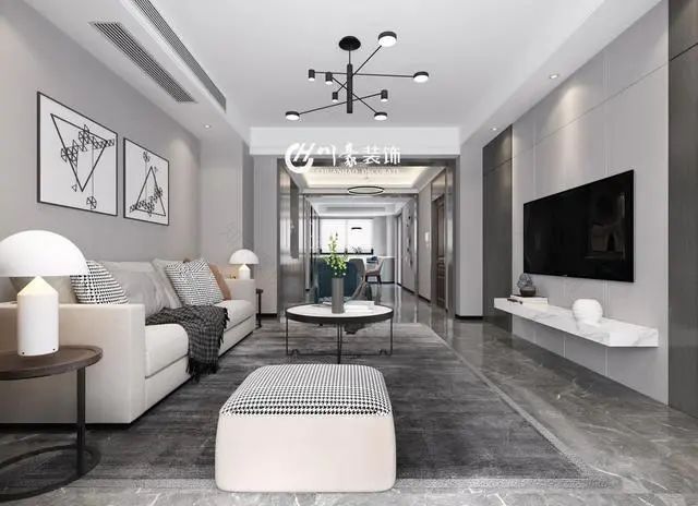 合肥玫瑰园 170㎡现代轻奢风家居,演绎简约生活美学-17