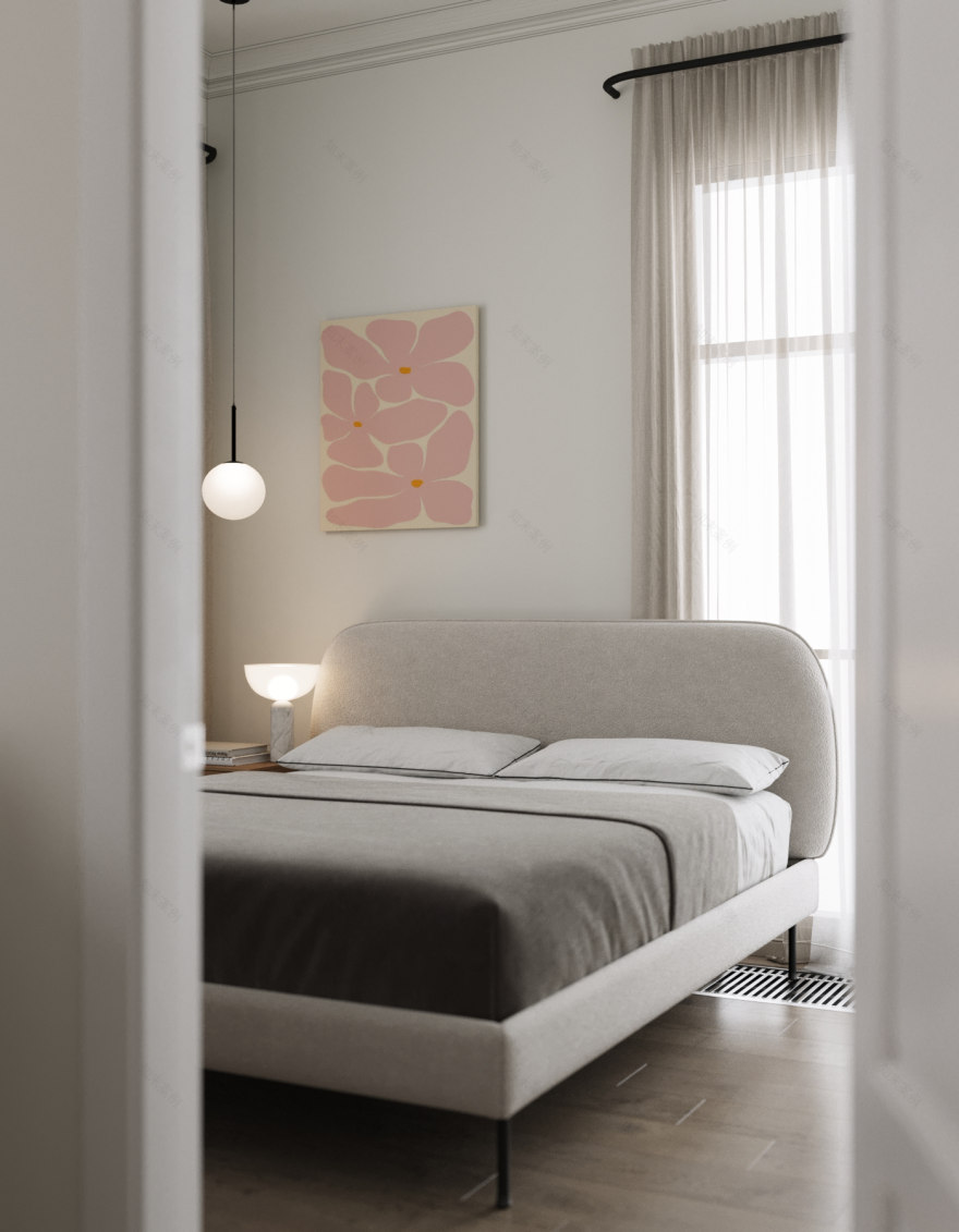 法式风格出租屋设计丨俄罗斯圣彼得堡丨Саша Михайлова-29