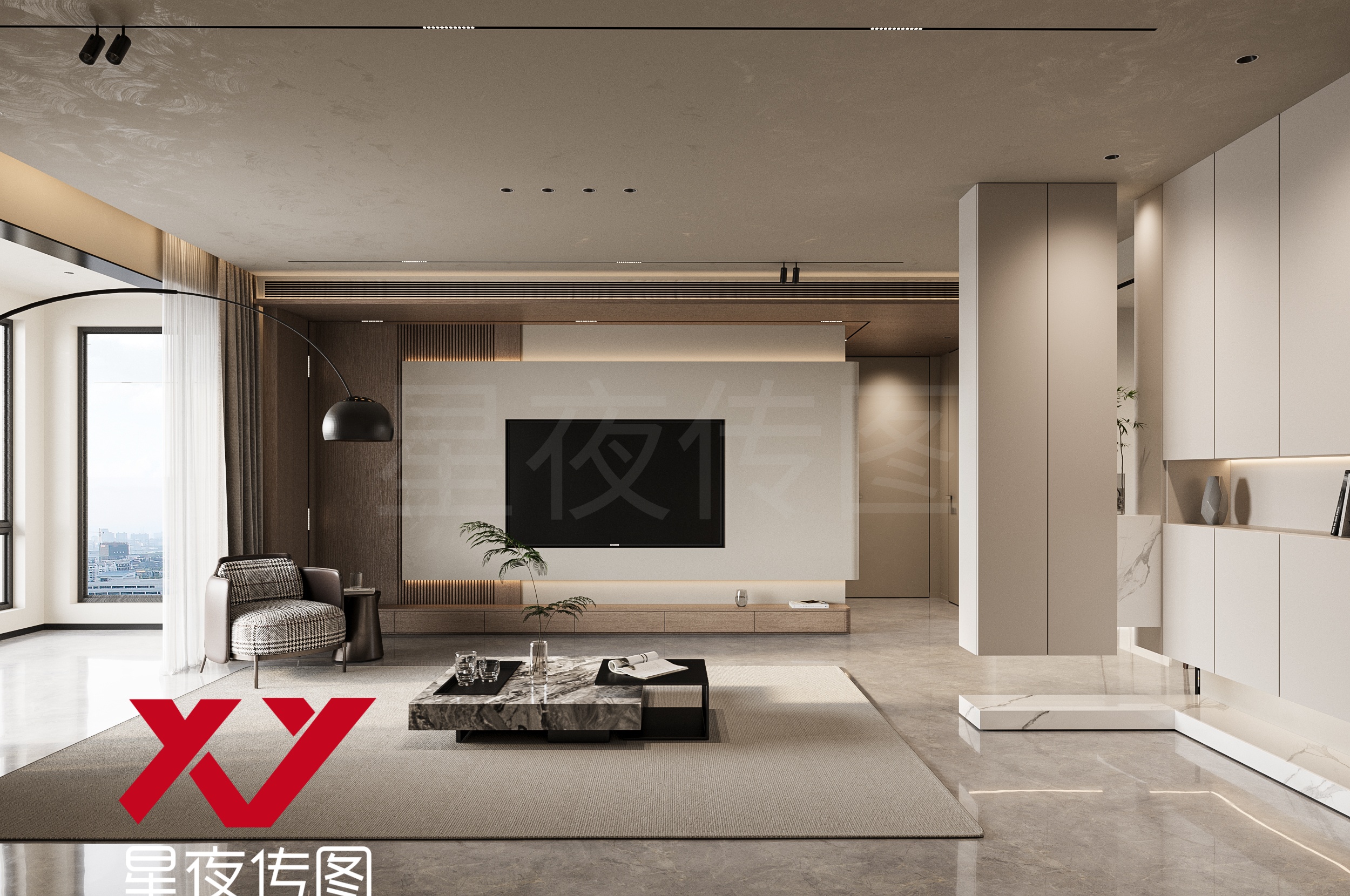 大面落地窗把自然光请进家，-2