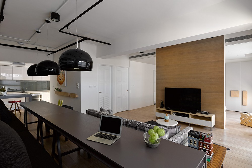 带有整墙置物架的概念风公寓设计丨中国台湾丨Ganna Design Studio-27