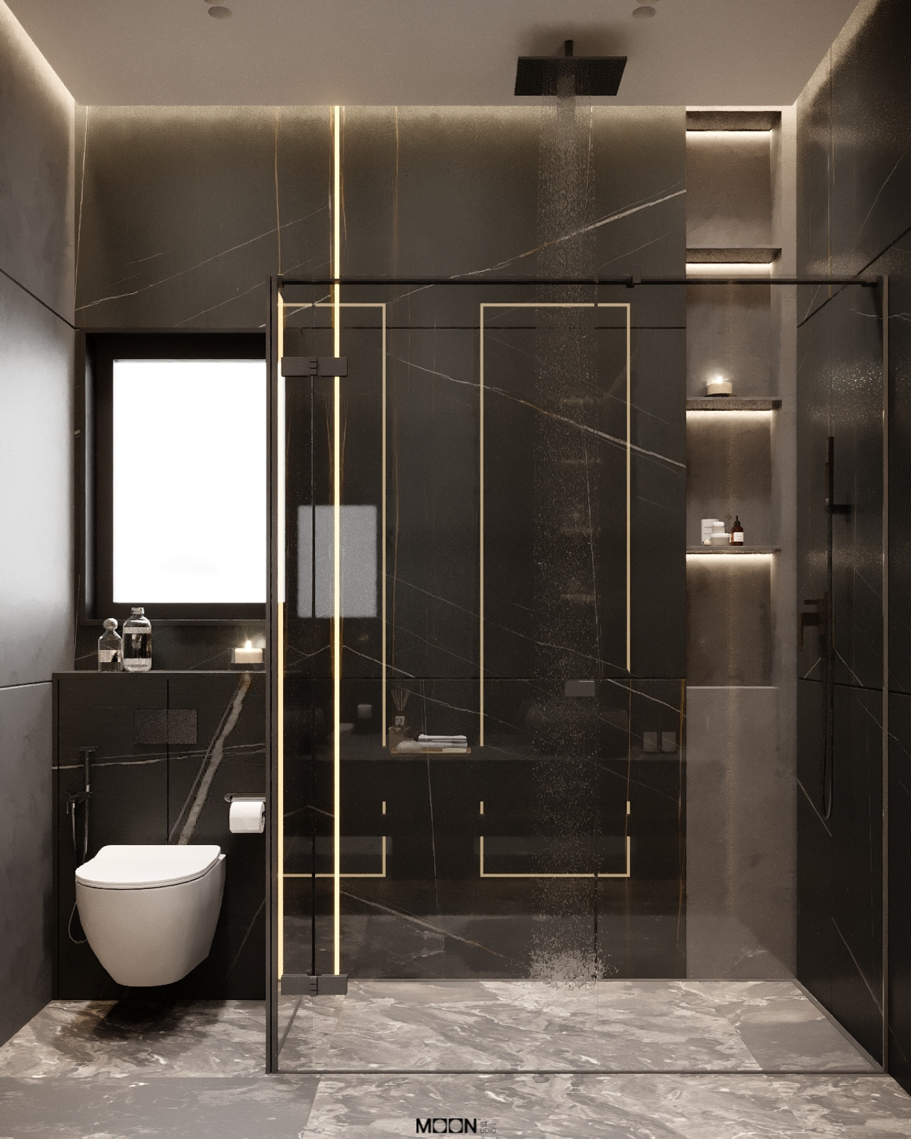 10 m² 卫生间设计丨Moon Studio-6