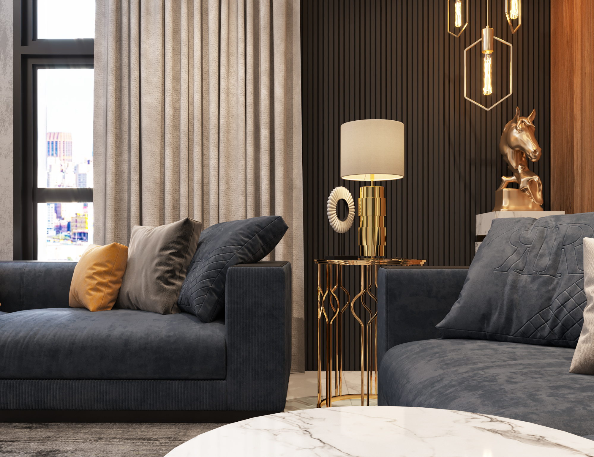 interior majlis at ksa privet villa-2