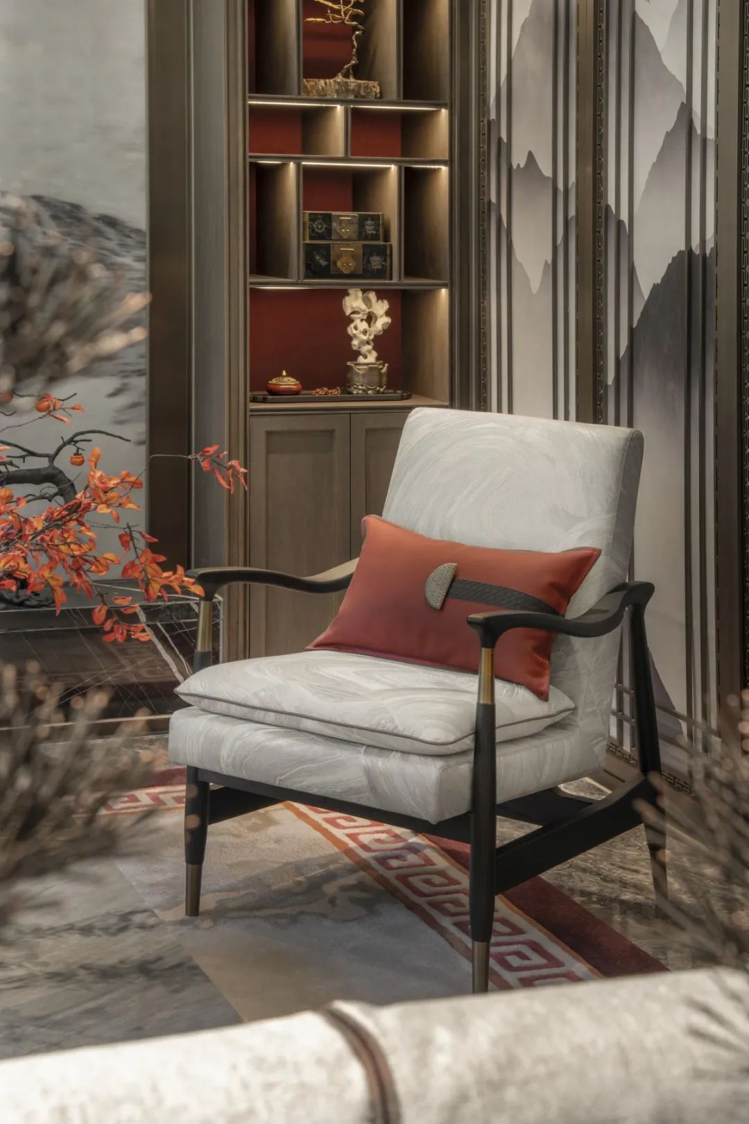 盛唐诗意,现代中式住宅设计丨中国宁波丨一然设计（上海,北京,深圳,沈阳）-49