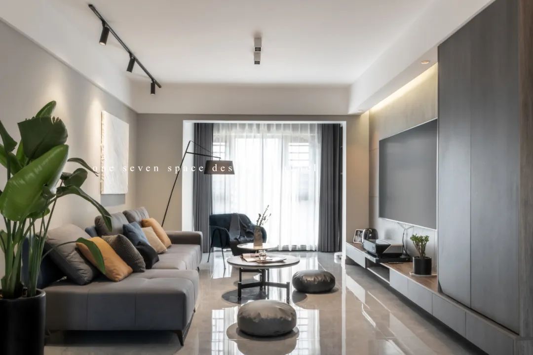 流淌岁月 · 港府四期现代家居设计丨one seven space design-34