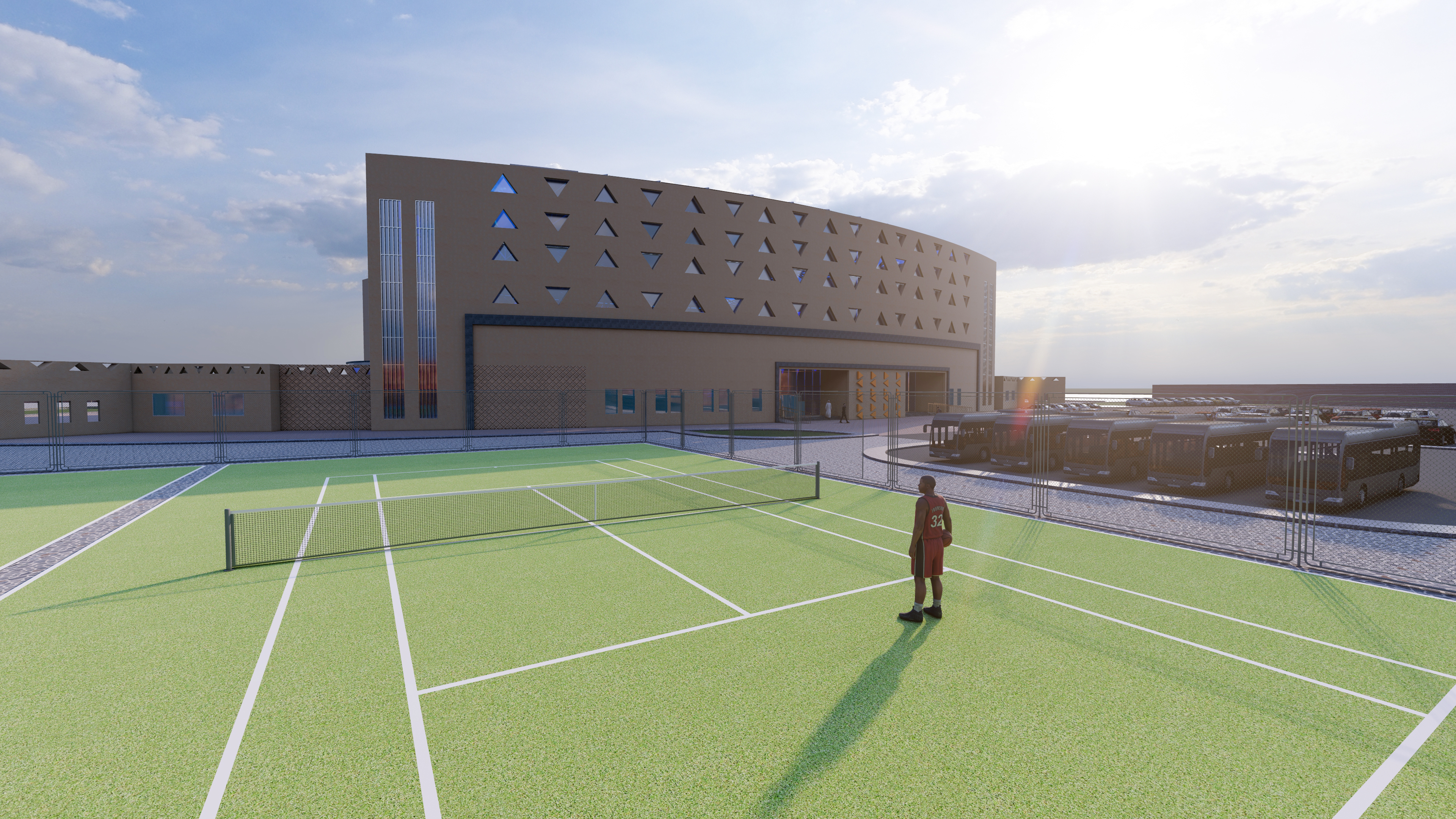 室内体育馆丨埃及阿斯旺丨阿斯旺大学工程学院建筑系-13