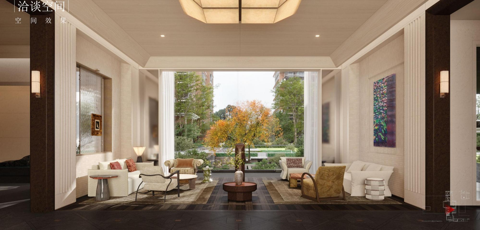 水平线设计 | 西安绿城桂冠东方售楼处&架空层&大堂方案292P-63