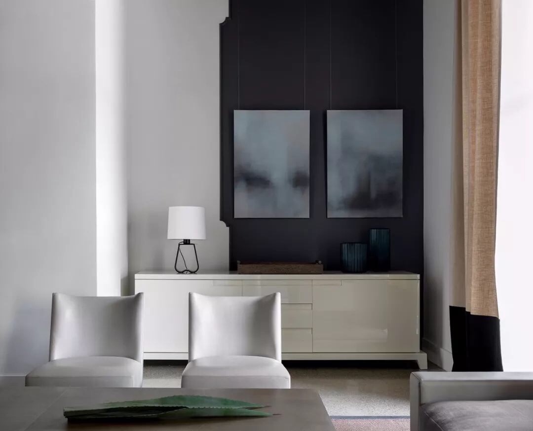 莫斯科现代风公寓设计，刚柔并重的艺术宅邸-30