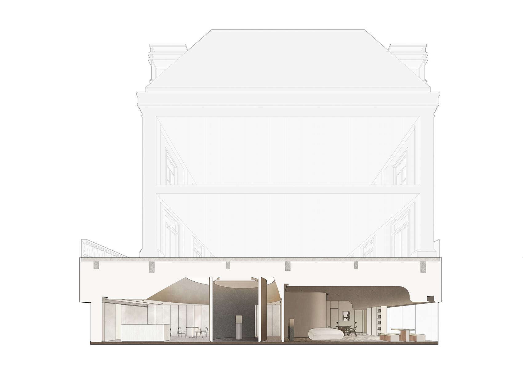 贞元珠宝云南展厅设计丨中国昆明丨F.O.G. Architecture-61