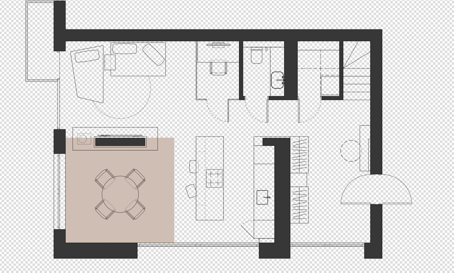 复式户型-一层简约设计！-11