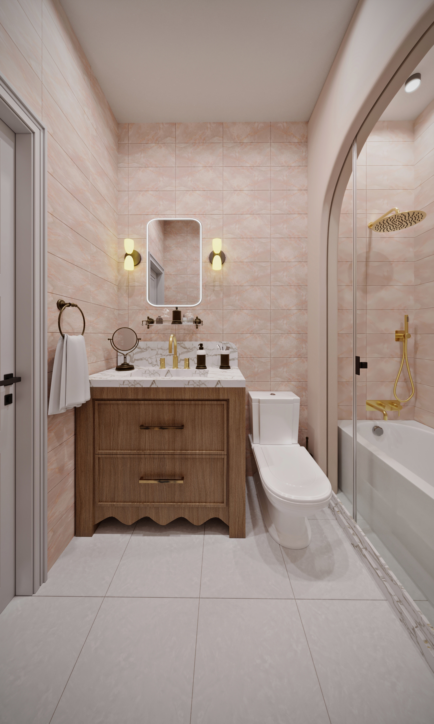 Bathroom interior visualization-6