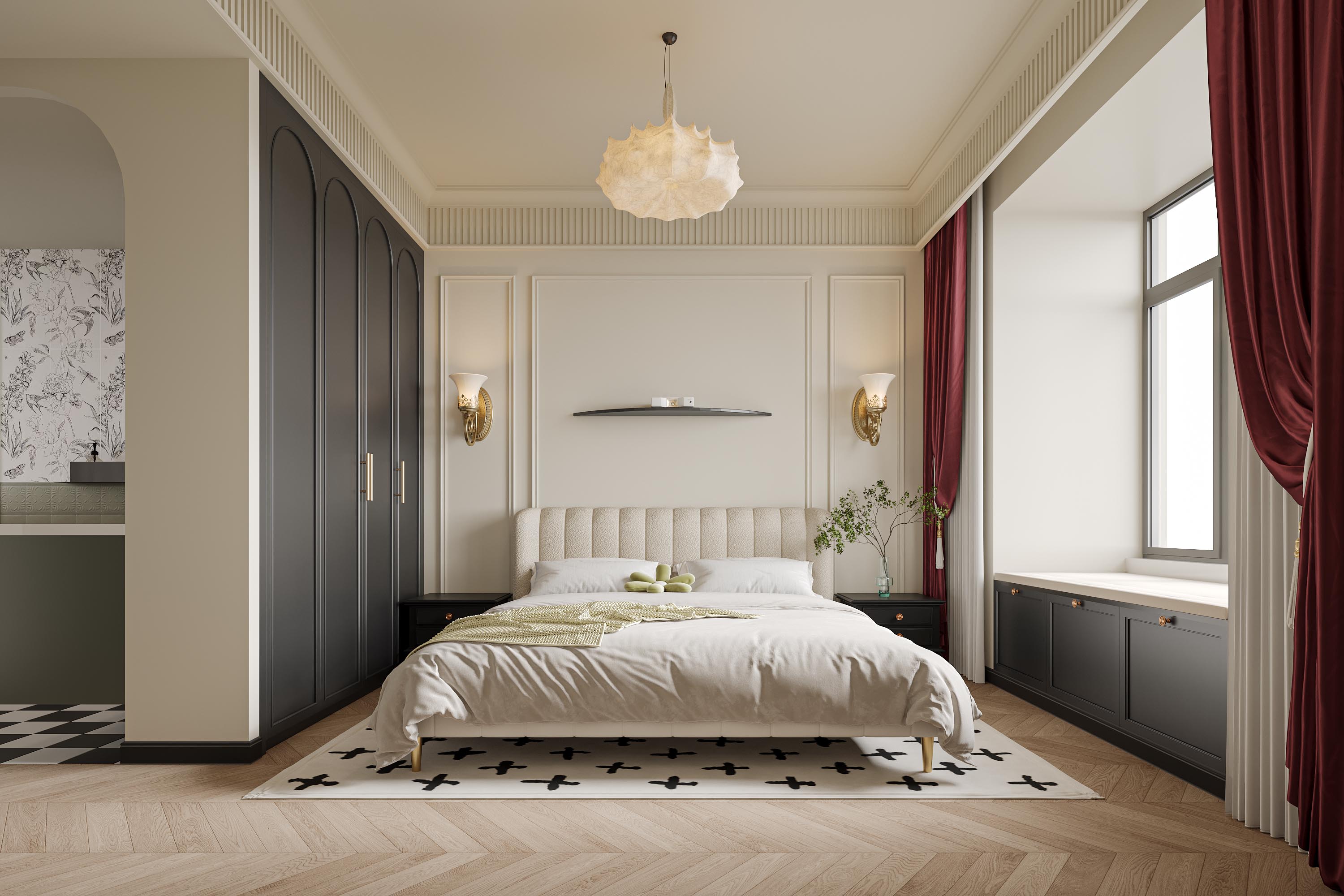 DEFIN DESIGN | 阳光汾河湾法式复古-17