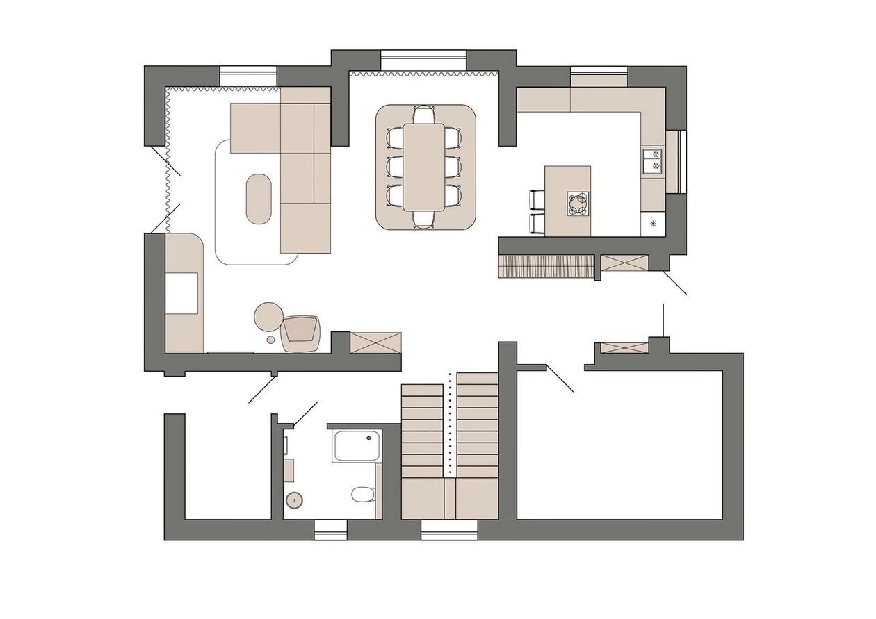 187平 复式简约空间设计！-20