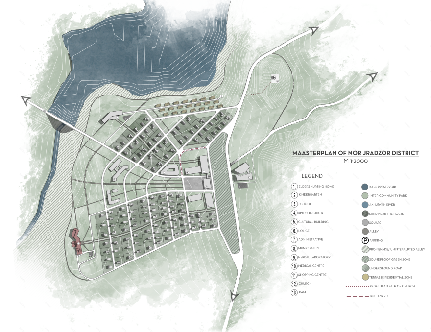 “NOR JRADZOR”区城市组织项目(含养老院)丨亚美尼亚希拉克-10