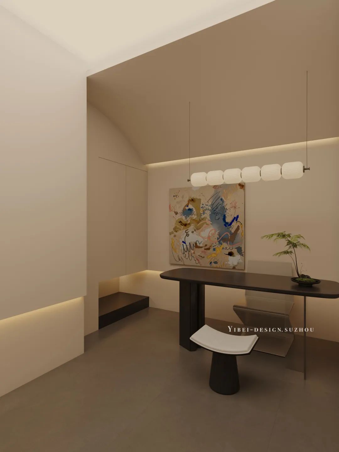 侘寂美学重塑美肤体验丨商业空间设计丨YIBEI DESIGN SUZHOU-4