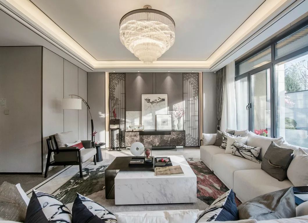 大地色与中式蓝的完美融合，打造优雅简约的人居空间-10