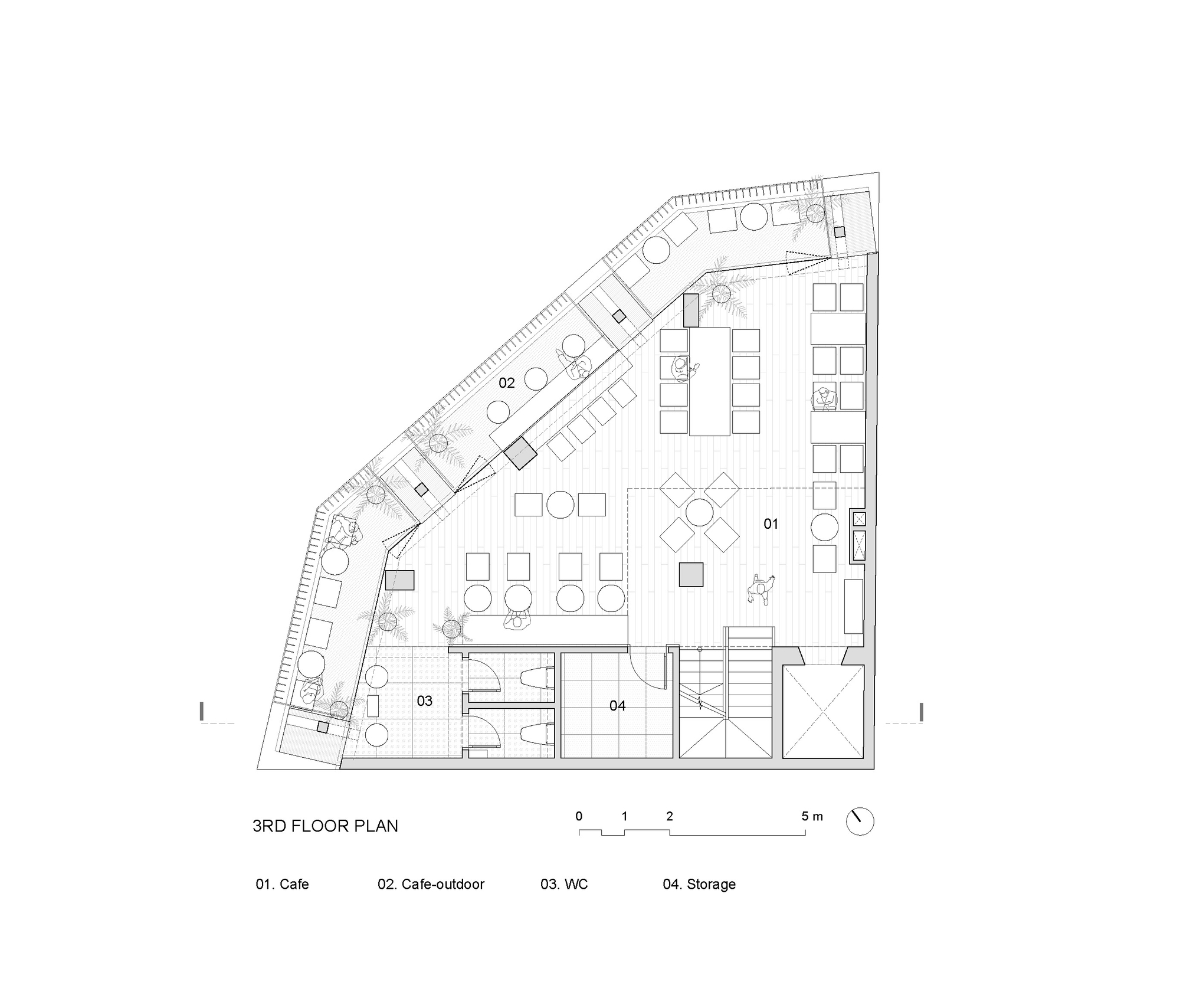 TNV 咖啡与综合大楼丨越南河内丨Comma Studio-48