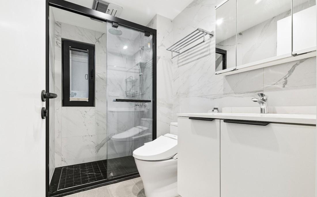 现代简约风家居设计 | 白与绿的纯粹空间-16