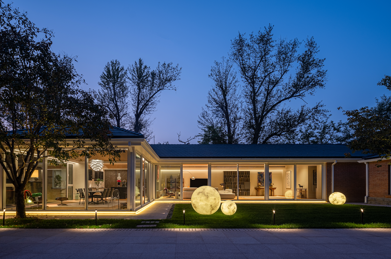 北京晴翠园别墅设计丨中国北京丨合智营造空间设计-16