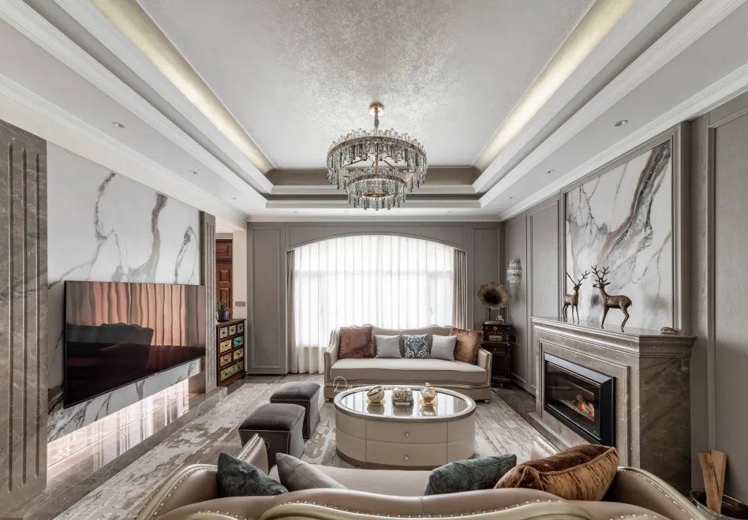 半山御府 500㎡美式轻奢丨杨智鹏,吴静-29