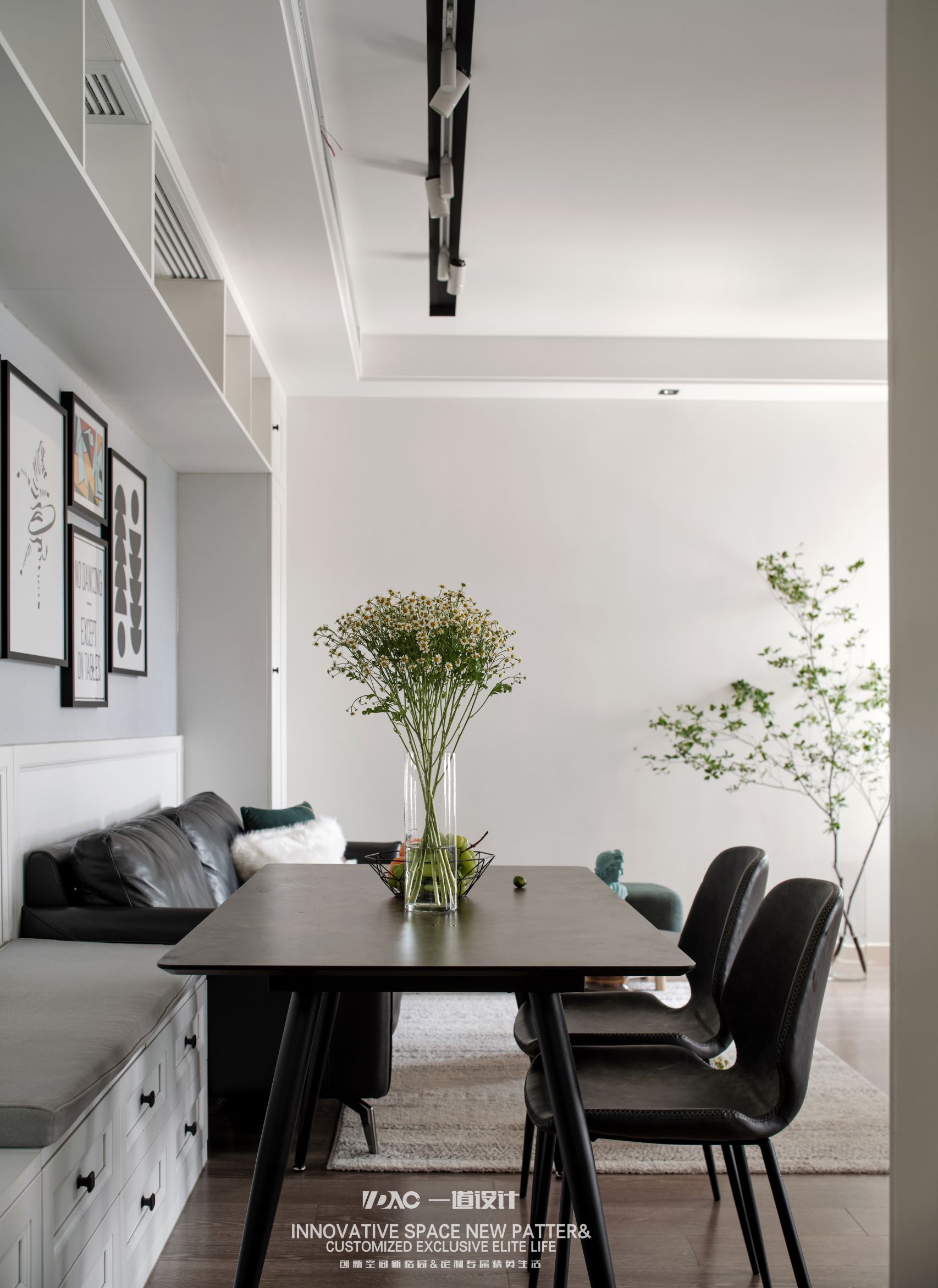 一道设计 | 花店美女老板的家,二手学区房大变身-37