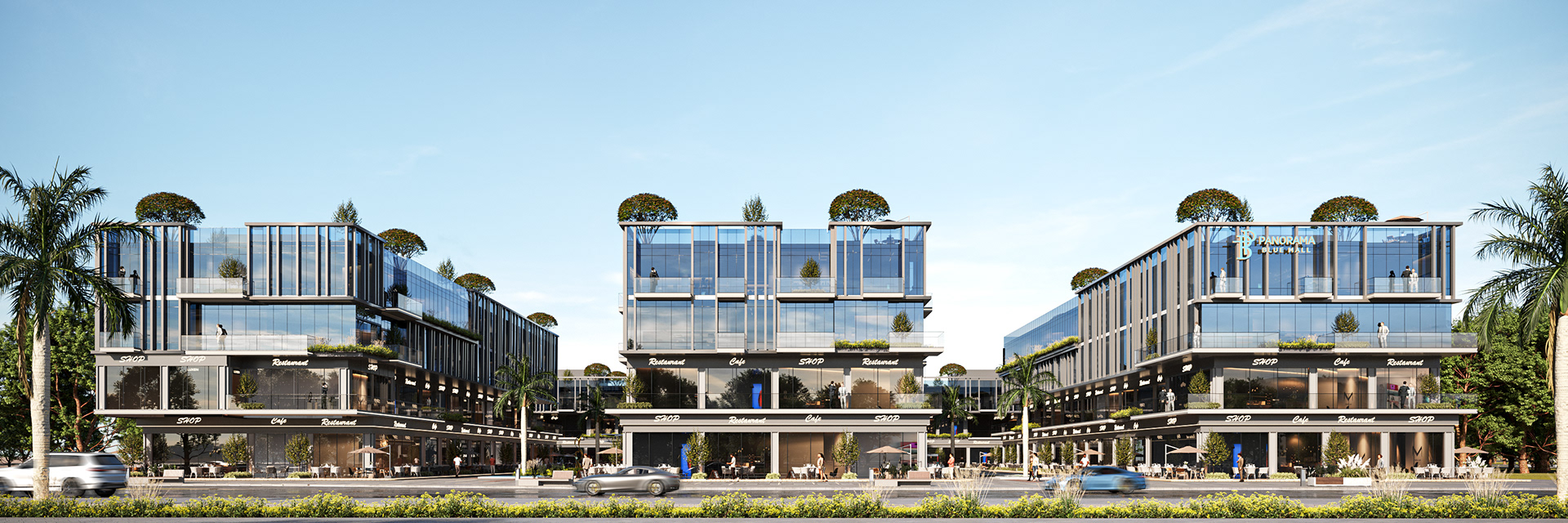 panorma blue mall（全景蓝色购物中心）丨Hafez Consultants-7